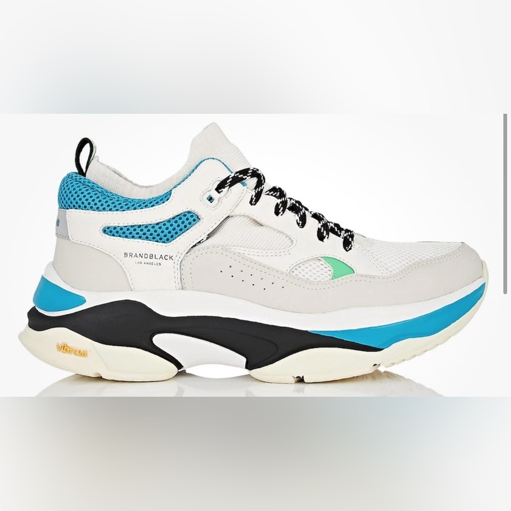 BRANDBLACK SAGA BARNEYS COLLAB sneaker sz 9.5 US men’s shoe chunky athletic shoe - Picture 3 of 15